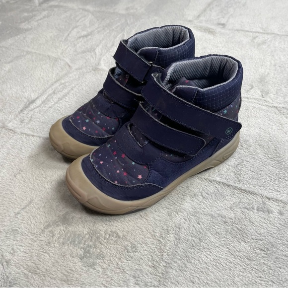 Stride Rite 360 Juniper Boots Sneakers Toddler 11 Blue Star - Picture 1 of 8